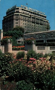 Canada Sheraton Brock Hotel Niagara Falls Chrome Postcard 08.68