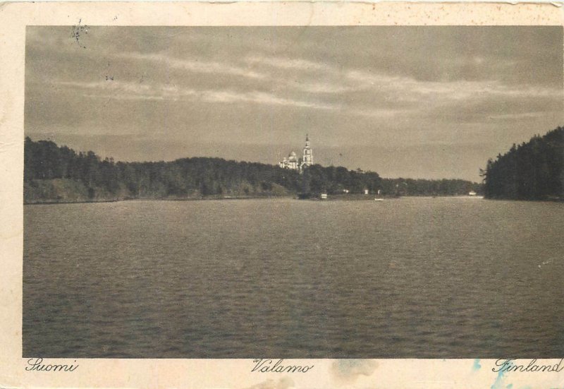 Postcard Finland Suomi Valamo