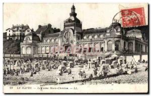 Old Postcard Le Havre Le Marie Christine casino