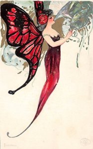 Artist Samuel Schmucker Butterfly Postcard