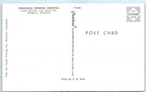 M-67850 Peninsula General Hospital South Division & Locust Sts Salisbury MD