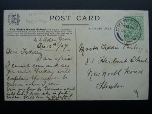 Norfolk NORTH ELMHAM Dr Barnardos Home THE WATTS NAVAL SCHOOL c1907 Postcard