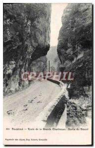 Postcard Old Route Dauphine Grande Chartreuse Output Desert