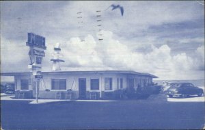 St. Petersburg FL Flagship Motel Redington Beach 1952 Used Postcard