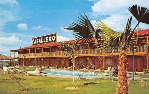 El Paso Texas Caballero Motor Hotel and Restaurant Vintage Postcard AA7161