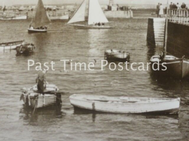 Cornwall ST IVES West & Smeatons Pier - Old RP Postcard by R.A. Postcard Ltd