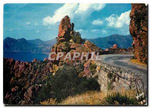 Postcard Modern Colors and Light of The Beauty Oasis France Corsica Calanche ...