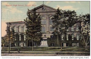 Western High School Detroit Michigan 1913