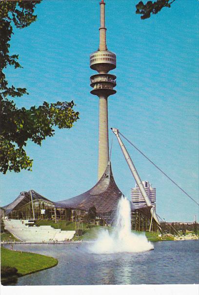 Germany Muenchen Blick auf Olympiapark