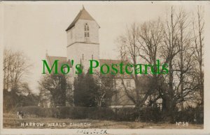 Middlesex Postcard - Harrow Weald Church  RS27007