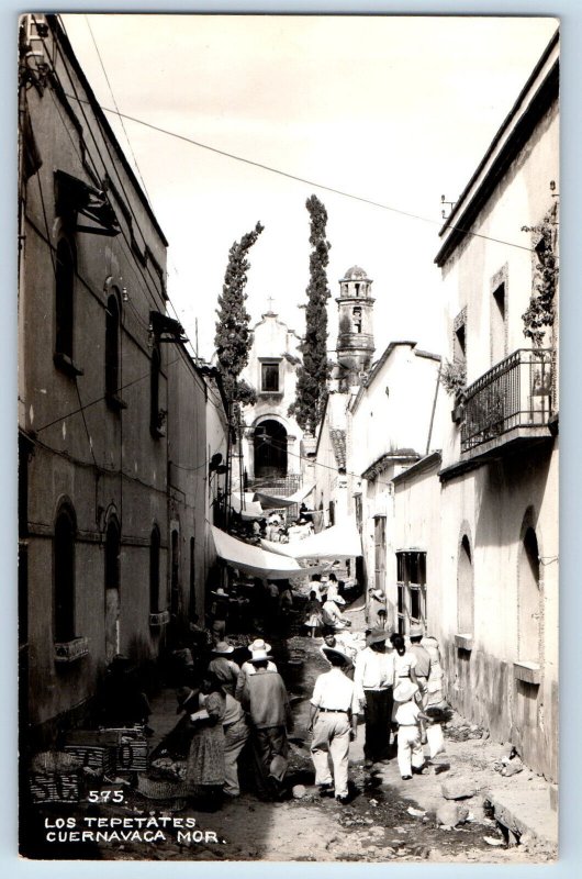 Cuernavaca Morelos Mexico Postcard The Tepetates c1950's Vintage RPPC Photo