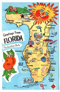 Greetings from Florida, Pictorial Map