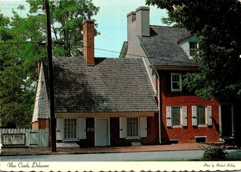 Delaware New Castle Old Dutch House 1975