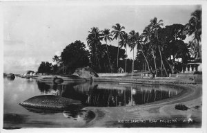 Rio De Janeiro Brazil 1930s RPPC Real Photo Postcard Ilha Paqueta