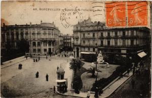 CPA MONTPELLIER - Square de la Préfecture - Rue Nationale (511247)