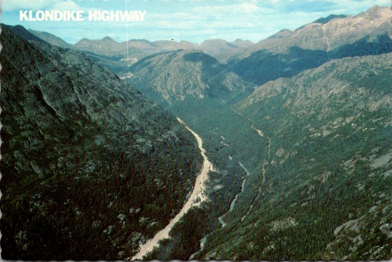 Alaska Aerial View Of The Klondike Highway