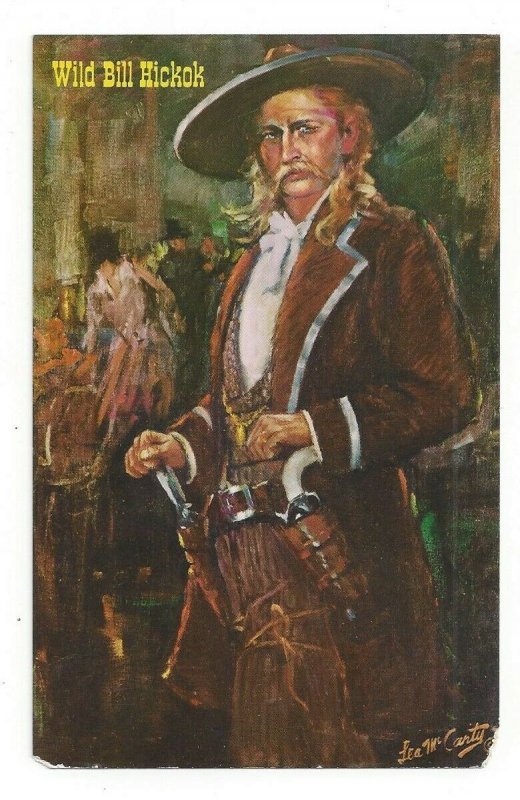 Gunfighters of the Old West Wild Bill Hickok Oil by Lea McCarty Standard Card