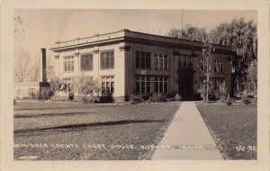 J76/ Rupert Idaho RPPC Postcard c1940s Minidoka County Court House 392