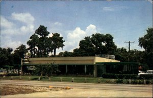 Leesburg Florida FL Restaurant 1950s-60s Postcard