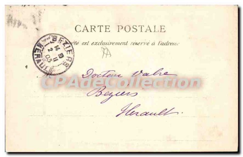 Postcard Meaux Old Staircase Old chapter