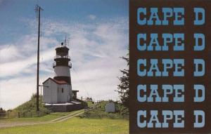 LP91  Washington, WA, postcard, Cape Disappointment Light, 