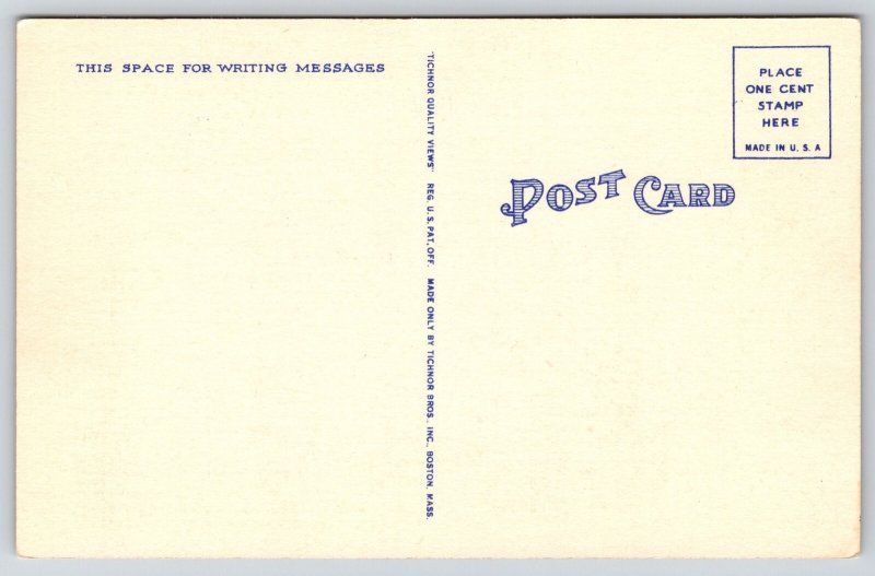 Virginia Beach VA~Boardwalk Scenic View~Bathing~Umbrella~Lamp~Linen Postcard