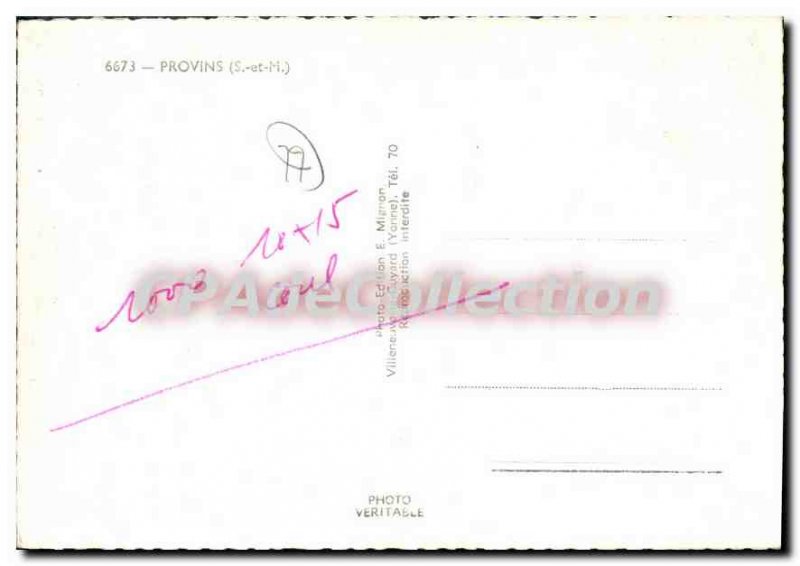 Modern Postcard Provins (S & M)