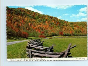 Rustic Fences on the Great Smoky Mountains National Park - North Carolina