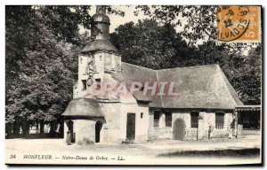 Old Postcard Honfleur Our Lady of Grace