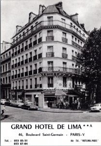 Postcard France Paris Grand Hotel de Lima