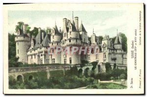 Postcard Old Usse Indre the XV and XVI century Chateau
