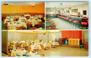 SHERIDAN, Wyoming WY ~ Roadside GOLDEN STEER Restaurant 1950s-60s Postcard