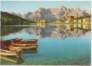 Lake Misurina, Italy, unused Postcard