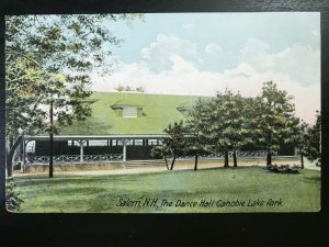 Vintage Postcard 1901-1907 Dance Hall Canobie Lake Park Salem New Hampshire (NH)