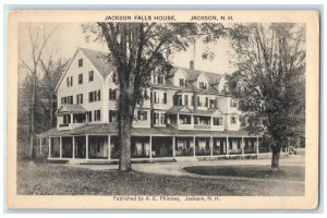 c1910 Jackson Falls House Exterior Field Jackson New Hampshire Vintage Postcard