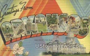 Greetings from Arkansas Postcard