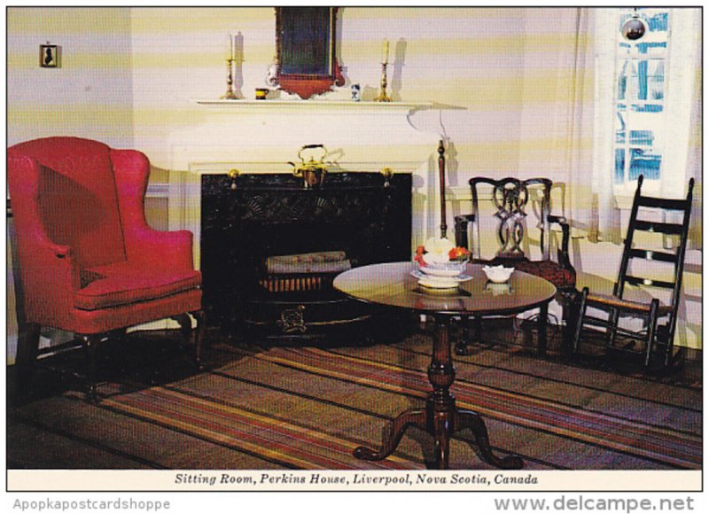 Canada Sitting Room Perkins House Liverpool Nova Scotia