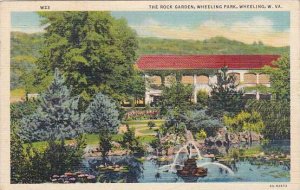 West Virginia Wheeling The Rock Garden Wheeling Park Artvue 1941