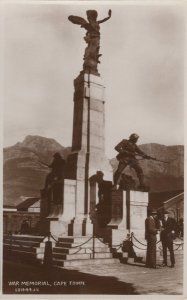 War Memorial Cape Town South Africa Military Real Photo Postcard