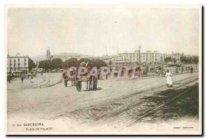 Postcard Modern Barcelona Plaza Palacio