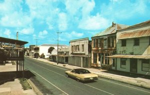 Cedar Key Florida, Main Street, Island Fishing Village Highway, Vintage Postcard