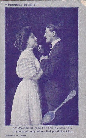 Spooners Delight Romantic Couple Oh Sweetheart 1909