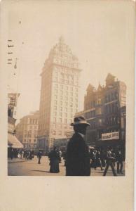 New York City Battery Street Bank Building Real Photo Antique Postcard J65398