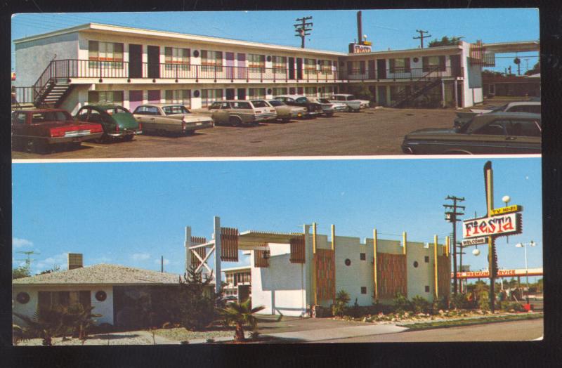 Garden Grove California Fiesta Motel Vintage Advertising Postcard