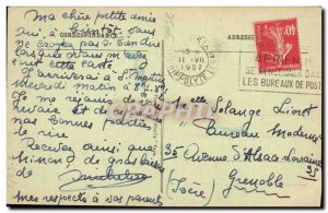 Old Postcard Paris Luxembourg Garden