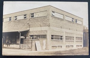 Mint USA Real Picture Postcard Standard Oil Company red Crown Gasoline YARD