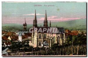 Old Postcard Obernai Vue Generale