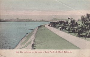 OAKLAND, California, PU-1908; The Boulevard On The Shore Of Lake Merritt