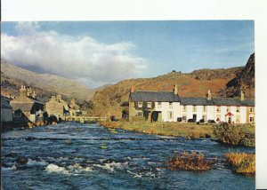 Wales Postcard - River Glaslyn at Beddgelert - Caernarvonshire - Ref 18350A