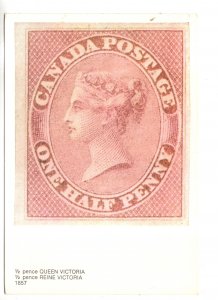 Postal Museum, Canada Post 1/2 Pence Queen Victoria Stamp